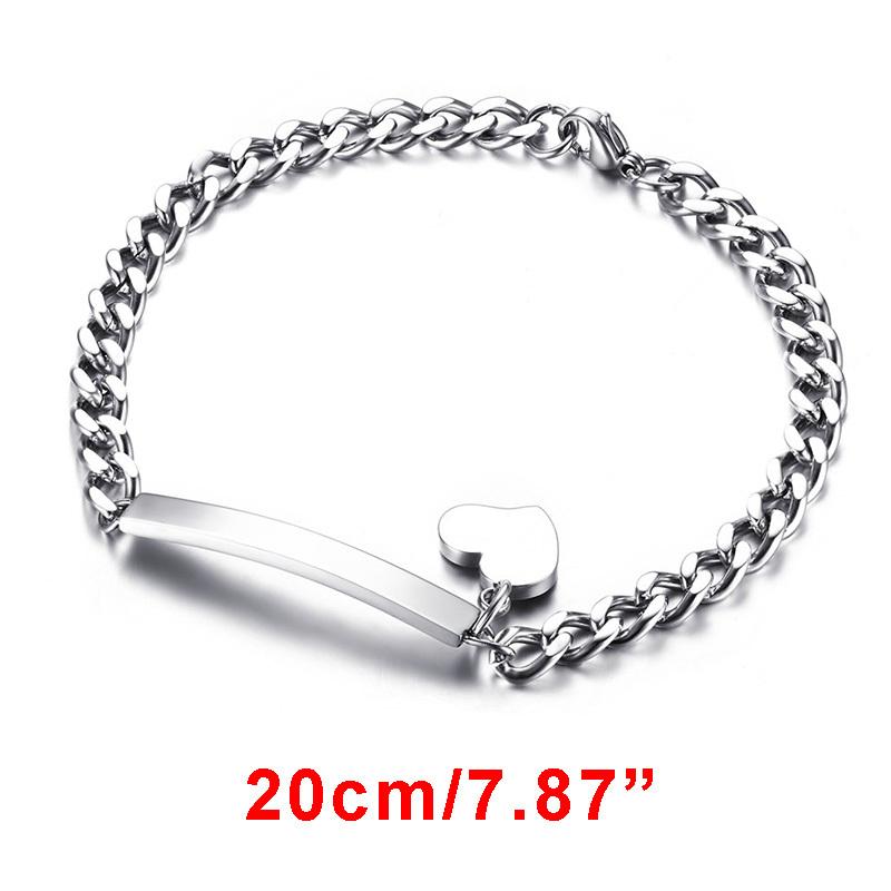Individuell gravierte Armbänder für kleine Mädchen, personalisierter anti-allergischer Edelstahl-Balken Schmuck für Mädchen und Jungen