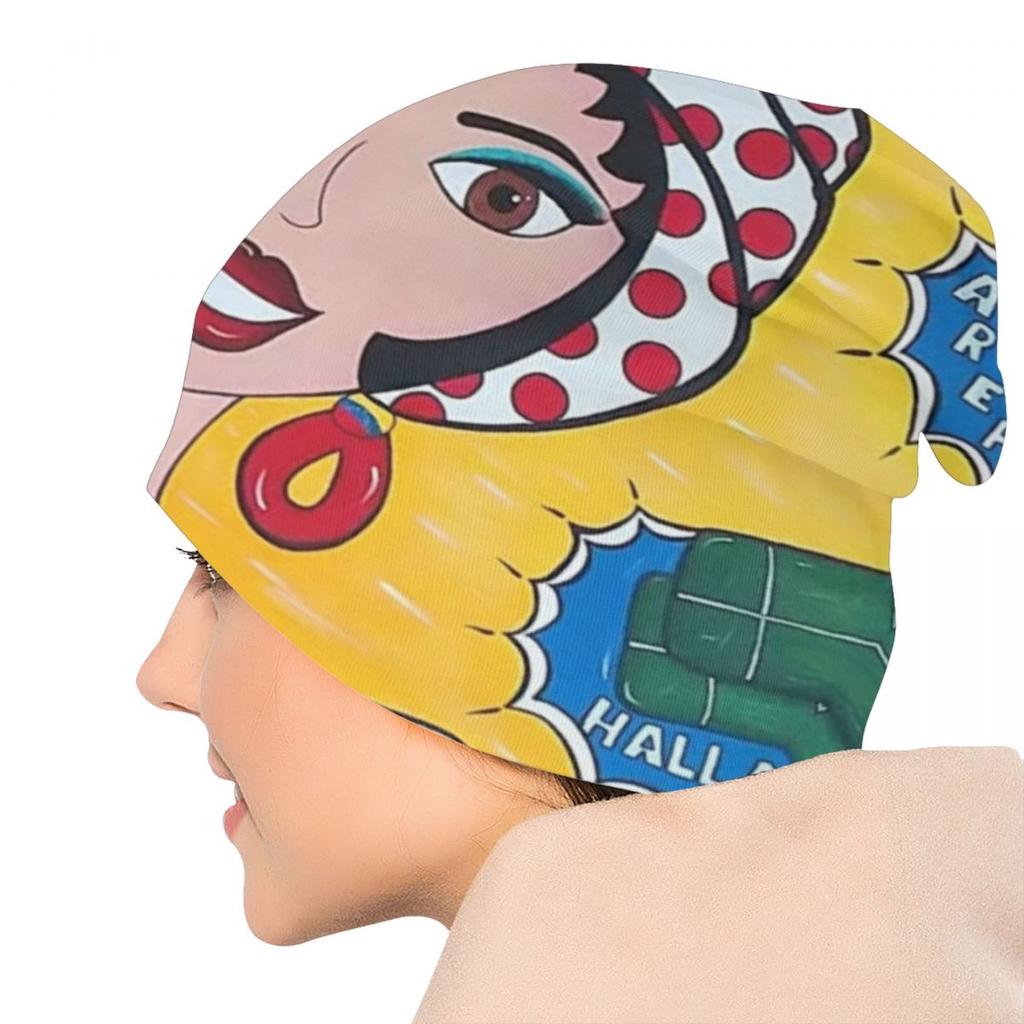 Pan Girl Venezuela Skullies Beanies Caps Streetwear Winter Warme Strickmütze Erwachsene Unisex Bolivarisches Venezuela VZLA Motorhaube Hüte