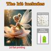 Disney Pearl Painting Set Tiny Tinky Winky Pearls On Petals Exquisite and Sparkling Artwork Perfect for Home Wall Decoration and Handmade Gifts