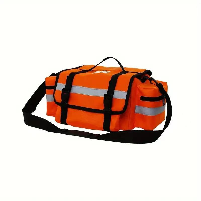 

Outdoor First Aid Crossbody Bag - Large Capacity Oxford Cloth Travel Emergency Kit 45x30x19 оранжевый