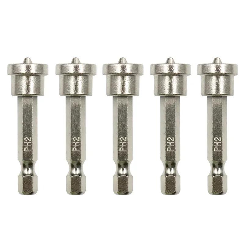 

5 шт. Биты для гипсокартона с шестигранным хвостовиком, центрирующие биты для деревообработки, установки гипсокартона