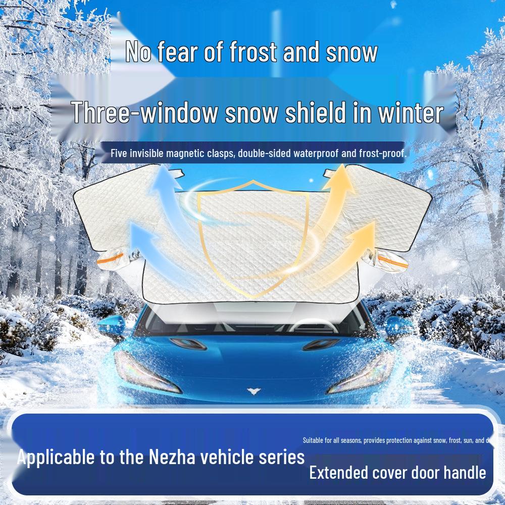

Fits Nezha VU: windshields, sunshades, sun curtains, AYA covers, GT insulation panels, umbrellas (N01). Nezha V Only