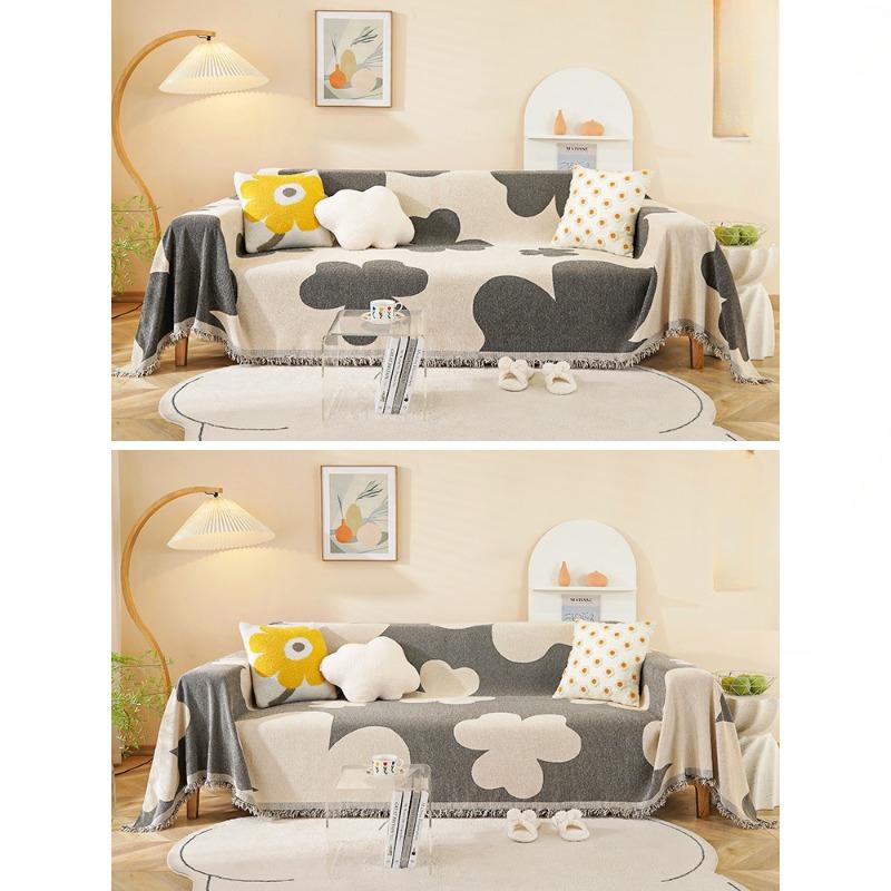 Chenille Leichter Luxus-Sofabezug, Stoff, Vier Jahreszeiten, universell, einfach, modern, All-Inclusive, universeller Sofabezug, High-End-Bezug, Handtuch