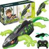Wall Crawler Gecko Remote Control Cars, Glow In The Dark Wall Climbing Gecko RC Toy Lizard Toys for Kids, Electric Wall Crawling Crawler Lizard Robot