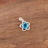 Swiss Blue Topaz Gemstone Handmade 925 Sterling Silver Jewelry, Beautiful Pendant For Wedding Gift