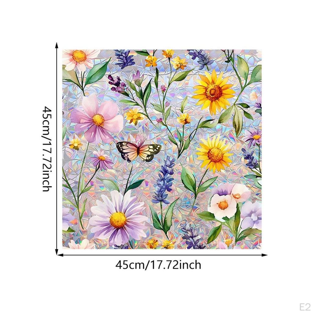 DATENSCHUTZFENSTERGLAS FLORALES MUSTER