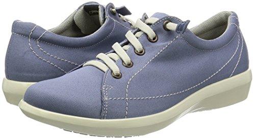 Asahi Top Dry Women's Waterproof Gore-Tex Rain Sneakers (Model TDY-3961), Blue, Size 23.5 Cm, 3E
