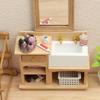 Simulation Miniature Bathroom Sink Model Figurine For 1/12 Doll House Scene Setting Furniture For Craft Project Decors