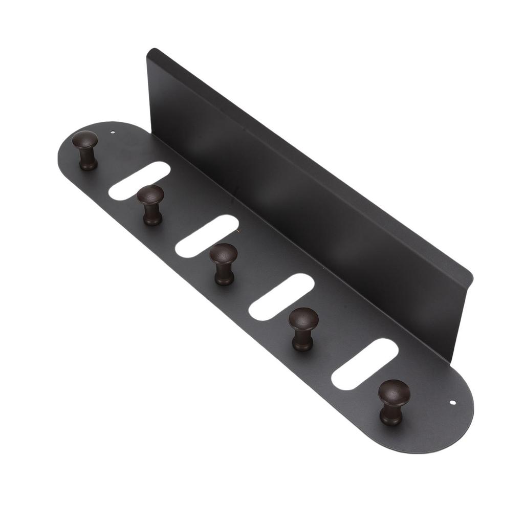 Entryway Shelf with Hooks Storage Living Room Bedroom Wall Mount for Coat Bag Hat Hanging