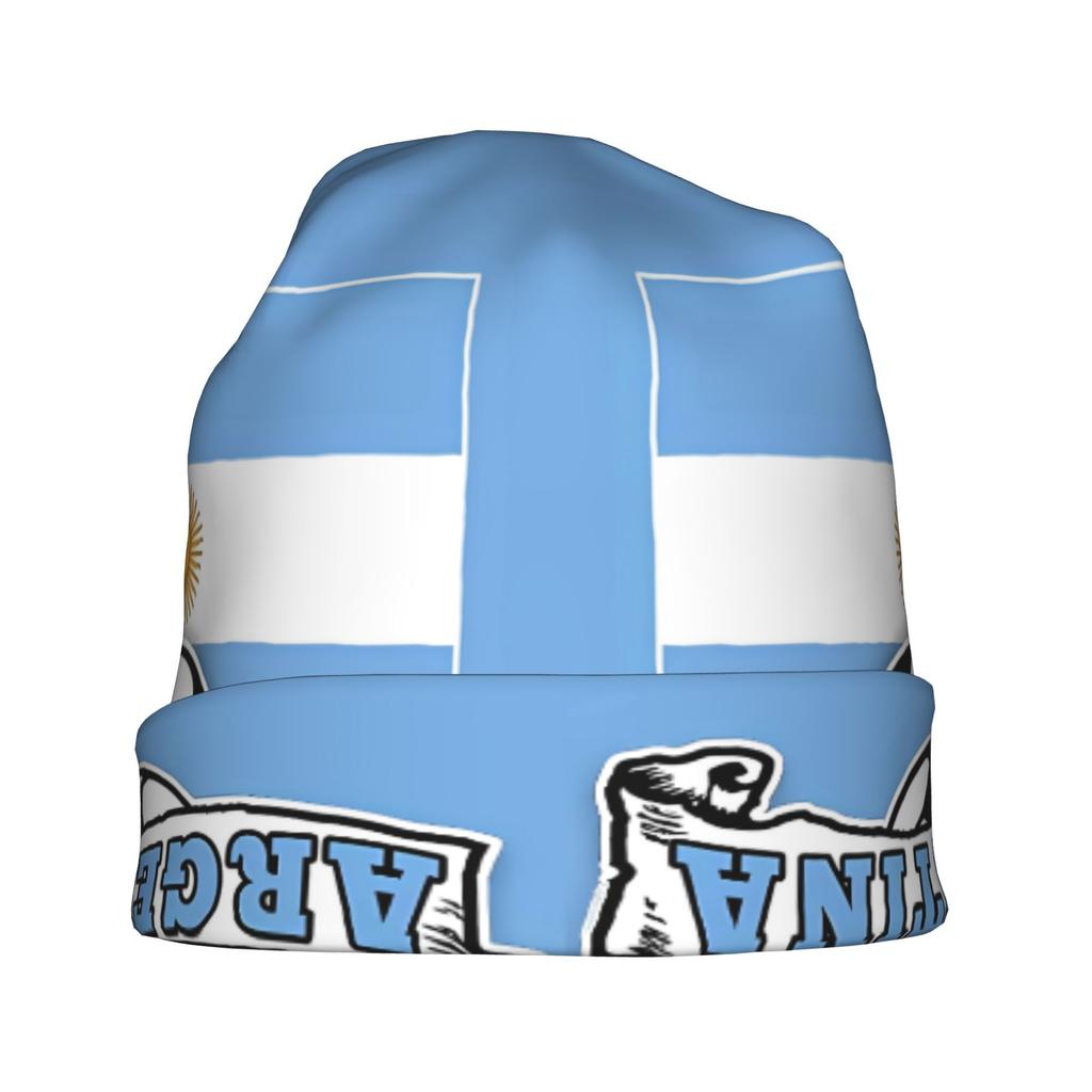 Argentina Soccer Knit Hat with Subtle Fashion Details, Ideal for Adults Seeking Texture And Character in Cold-Season Daily Wear