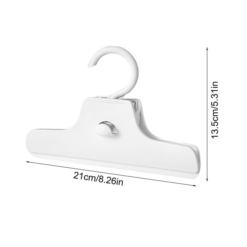 Skirt Clip Hangers Anti Slip Traceless Clip Skirt Hangers With Silicone Layer Strong Load Bearing Space Saving Multifunctional