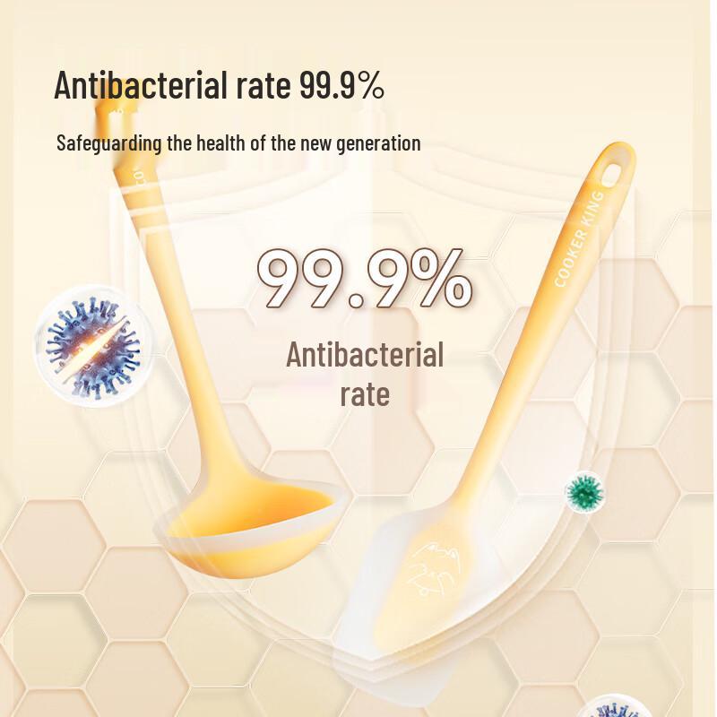 Cook King Antibacterial Silicone Baking Tools
