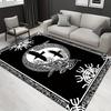 1pc 1076140666Pattern Carpet, Area Rug For Living Room Bedroom Room Bed Chair Laundry Entryway Corridor Yard Non-slip Outdoor Camping Rug Fl