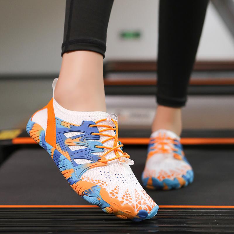 Barefoot sneakers indoor fitness shoes soft-soled yoga jumping exercise silent sneakers training squat shoes