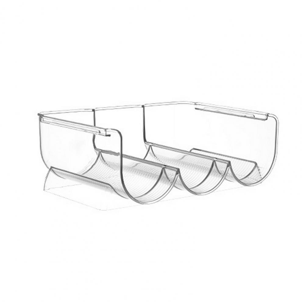2/3 Grids Plastic Wine Rack Stackable Refrigerator Cabinet Pantry Countertop Champagne Beer Bottles Display Holder Organizer