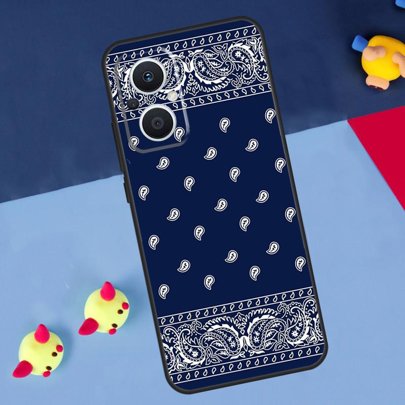 Royal Bandana Paisley For OPPO Reno 14 13 12 11 10 Pro 8T 11F 12F 13F 14F 7 8 Lite OPPO Find X8 X6 X5 X9 Pro Case