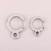 2Pcs Heavy Duty Stainless Steel Key Ring Spring Snap Hook Carabiner for Outdoor Sports Backpack