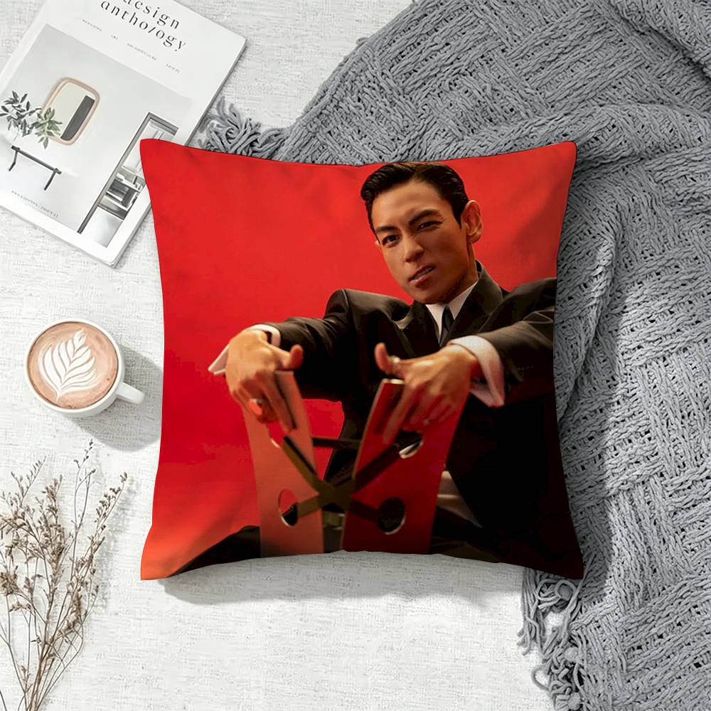 T-TOP C-Choi S-Seung Hyun Anime Square Pillow Case Multi Sizes For Car Home Bedroom Decor Custom Valentine Gifts