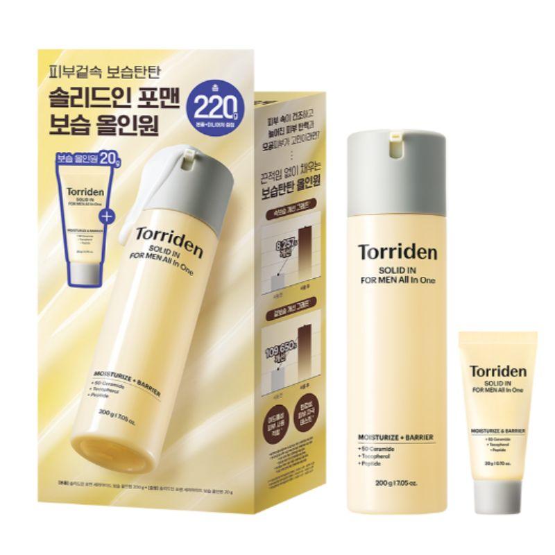[NEW] Torriden Solid-In For Men Ceramide Moisture All-in-One Set 200g (+20g Mini)