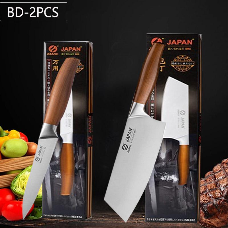 WXCOO Professional Japanese Kitchen Knife Fruit Peeler Utility Knife Stainless Steel Fish Fillet Knife Meat Cleaver Cooking Tool