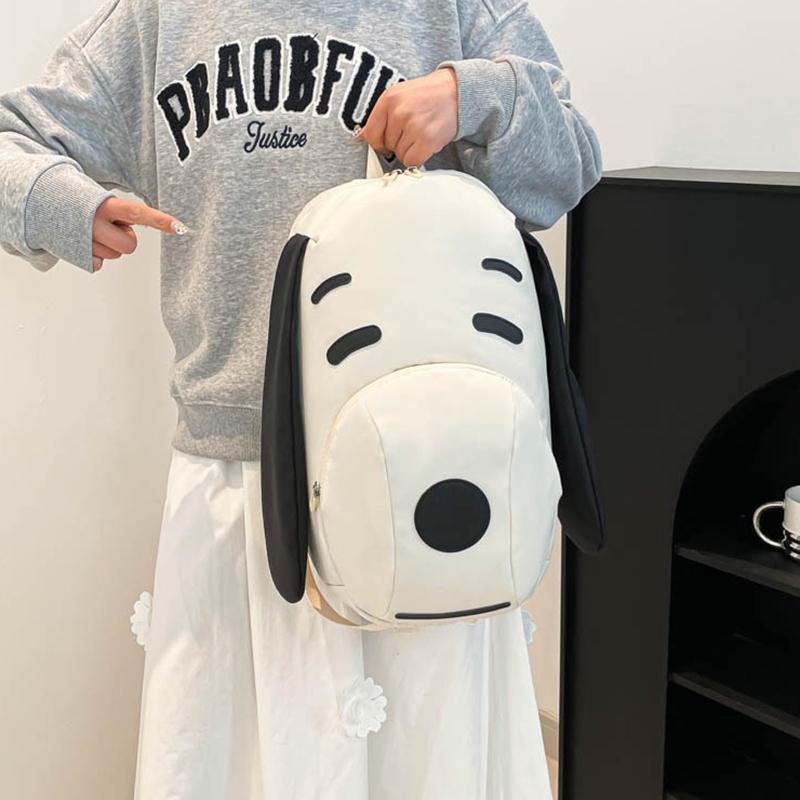 Trendy Large-capacity Casual Versatile Travel Dog Backpack High-quality Cute Puppy Shape Fashion Oxford Shoulder Bag KTY