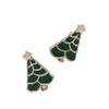 Snowflake Tree Earrings for Women - Festive European and American Design, Perfect for Autumn and Winter