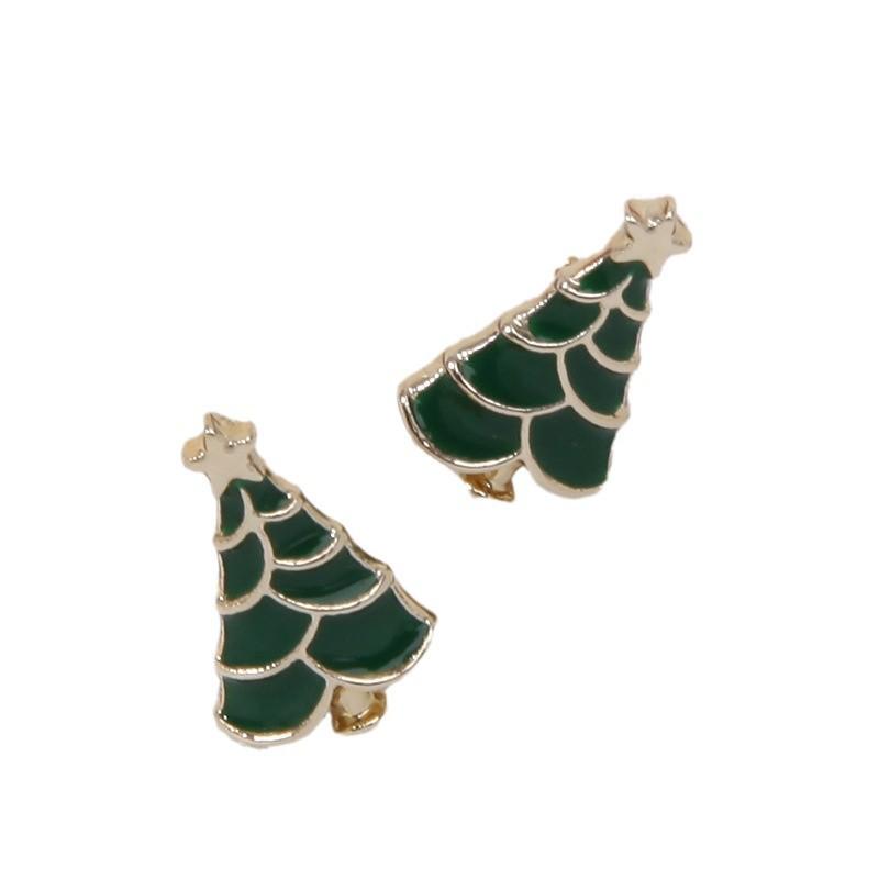 Snowflake Tree Earrings for Women - Festive European and American Design, Perfect for Autumn and Winter