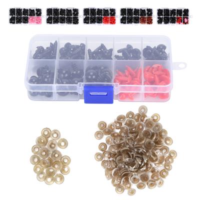 DIY Plastic Safety Eyes Noses with Washers for Teddy Bear Plush Doll and Stuffed Toys