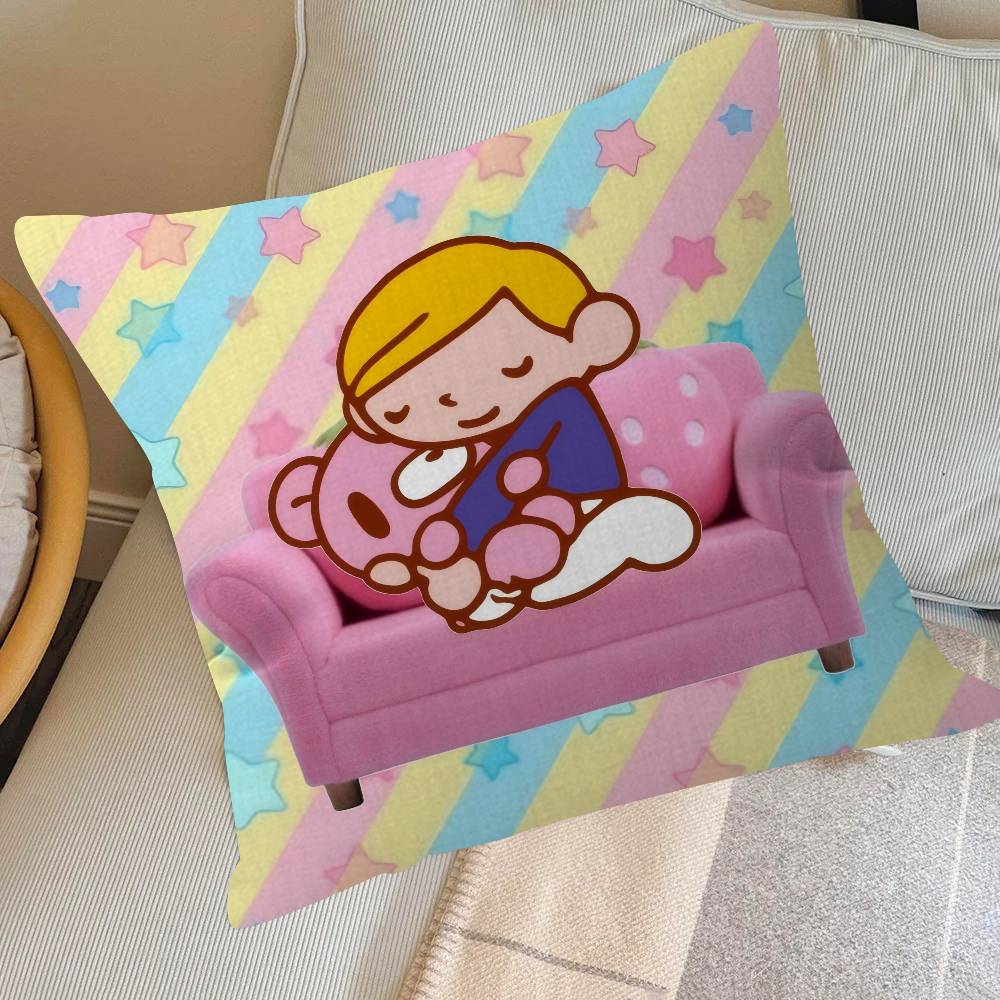 Cartoon G-Gloomy Bear Cushion Cover Pillowcase Upholstery Sofa Throw Pillow Home Decor Pillowcas