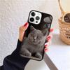 British shorthair cat Phone Case for iPhone 17 Air 16 PRO MAX 15 14 PLUS 11 12 13 Back Cover Fundas Shell