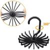 18 Claw Belt Hanger Organizer Twirling Scarf Belt Tie Hook 360 Degree Holder