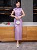 Elegant Retro Shanghai Cheongsam: High-End New Chinese Style Long Dress