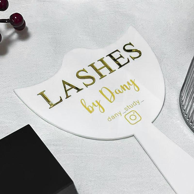Acrylic Eyelash Photography Prop Card