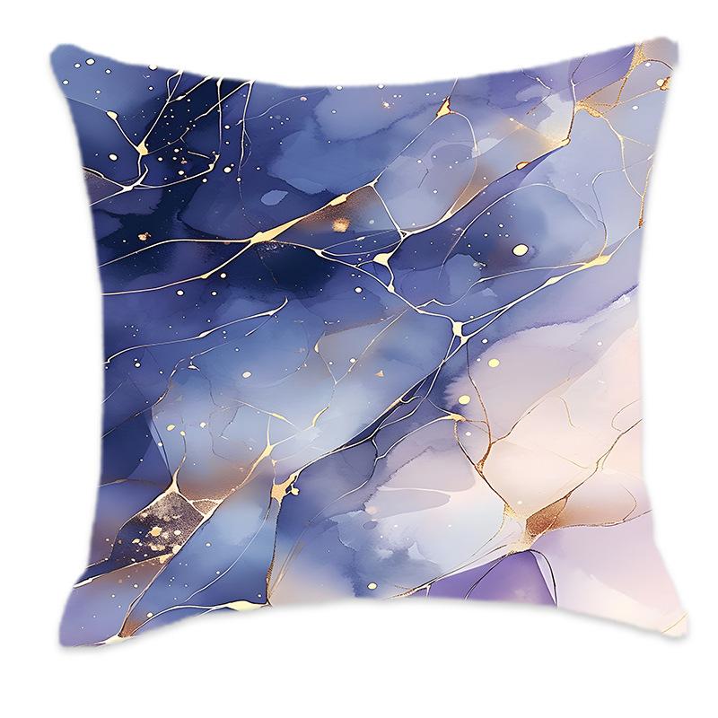 New Dreamy Gold, Pink, Blue and Purple Gradient Color Pillow Back Home Bedroom Bedside Sofa Cushion