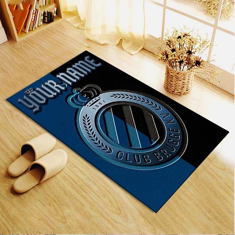 Custom Name Club Brugge Kv Carpet Rug for Living Room Bedroom Home Sofa Decoration,Kids play Non-slip Floor Mat