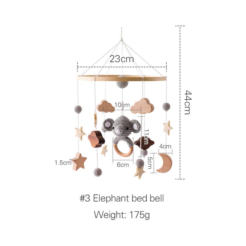 Rotating Crib Mobile: Newborn Baby Sleep Aid & Educational Rattle Toy