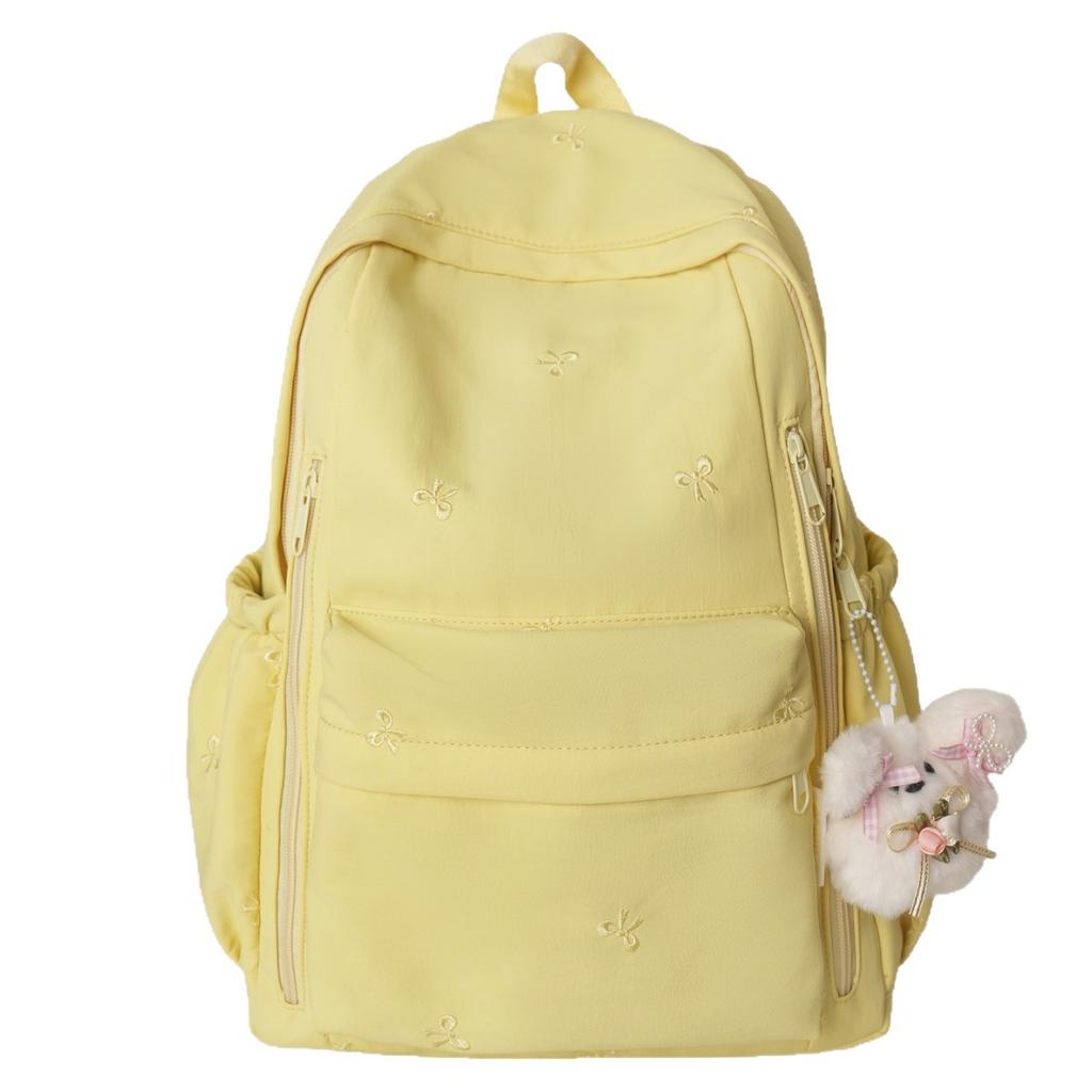 Schoolbag New Schoolbag Female Japanese Ins High Value Backpack Junior High School Students Simple Lightweight Large Capacity Backpack