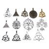 5pcs Triquetra Knot Symbols Triqueta Charms Pendants Antique Jewelry Making DIY Handmade Craft For Jewelry Making