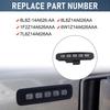 Black Left Driver Door Keyless Entry Number Keypad For Ford Lincoln 8L8Z14A626AA