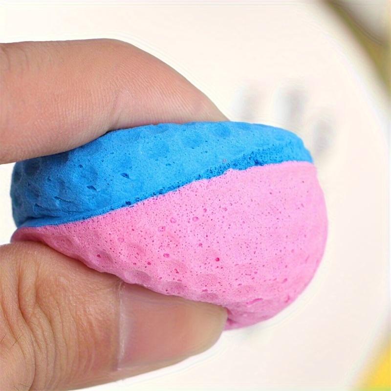 10 Stück Katzen-Schaumstoffball-Spielzeug, Interaktive Jagd-Schwammbälle für Haustiere, Weich, Hüpfend, Leise, Langlebig, Bissfest, Gummibälle