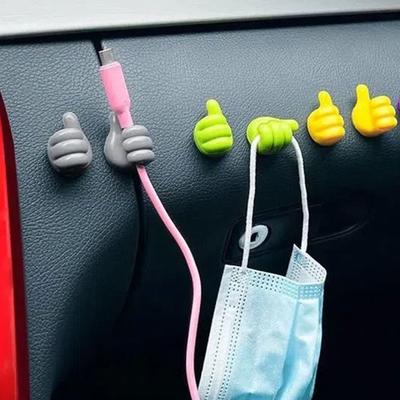 Kabelmanagement-Clips Daumenhaken USB-Kabelwickler Schreibtisch-Ordnungshalter Kabelhalter für Maus Kopfhörer Draht-Organizer