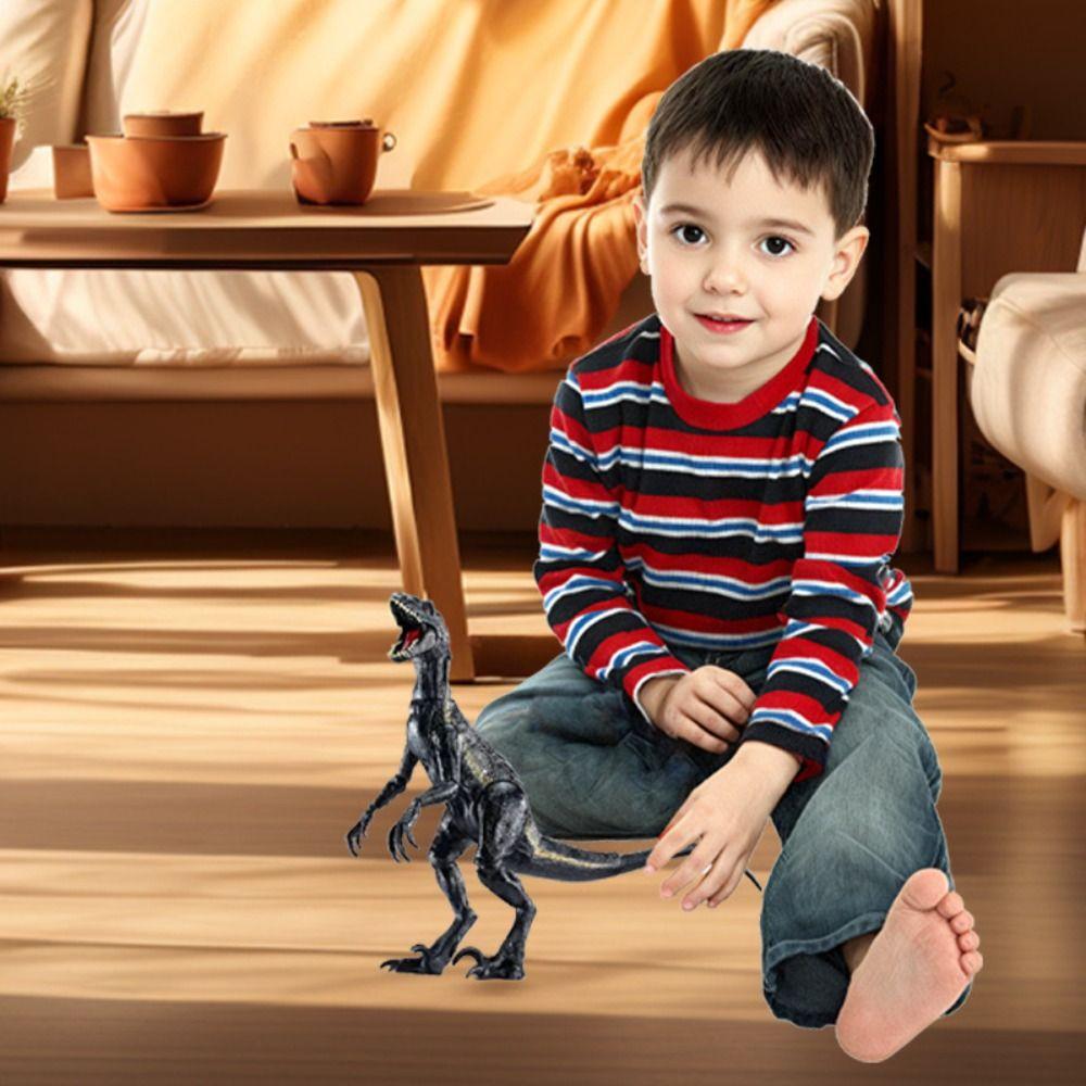 Jurassic World Dinosaur  Animal Figurines Tyrannus Raptor Action Figures  Family Games