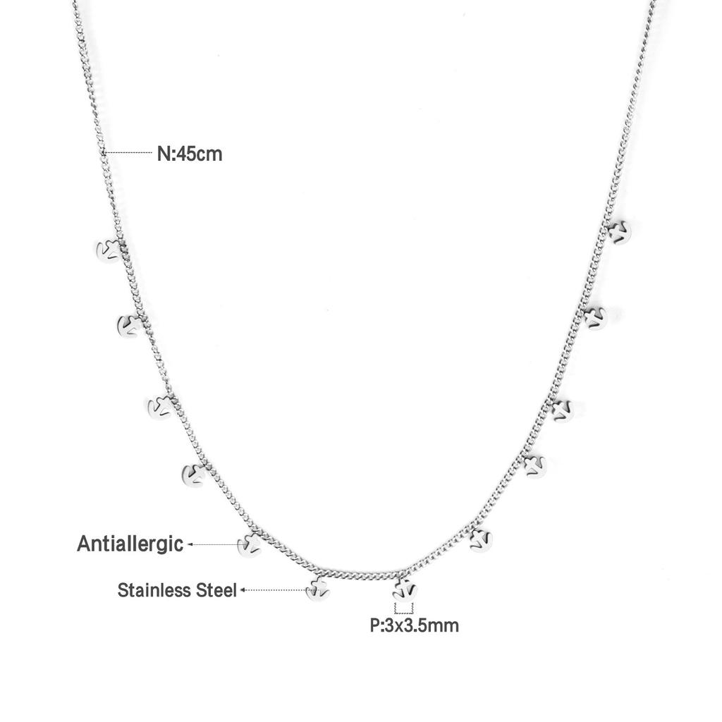 Simple And Versatile Rectangle Pendant Necklace Minimalist Luxury Women's Jewelry Accessory