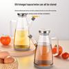 Leak-Proof Stainless Steel Oil & Vinegar Bottle for Kitchen 