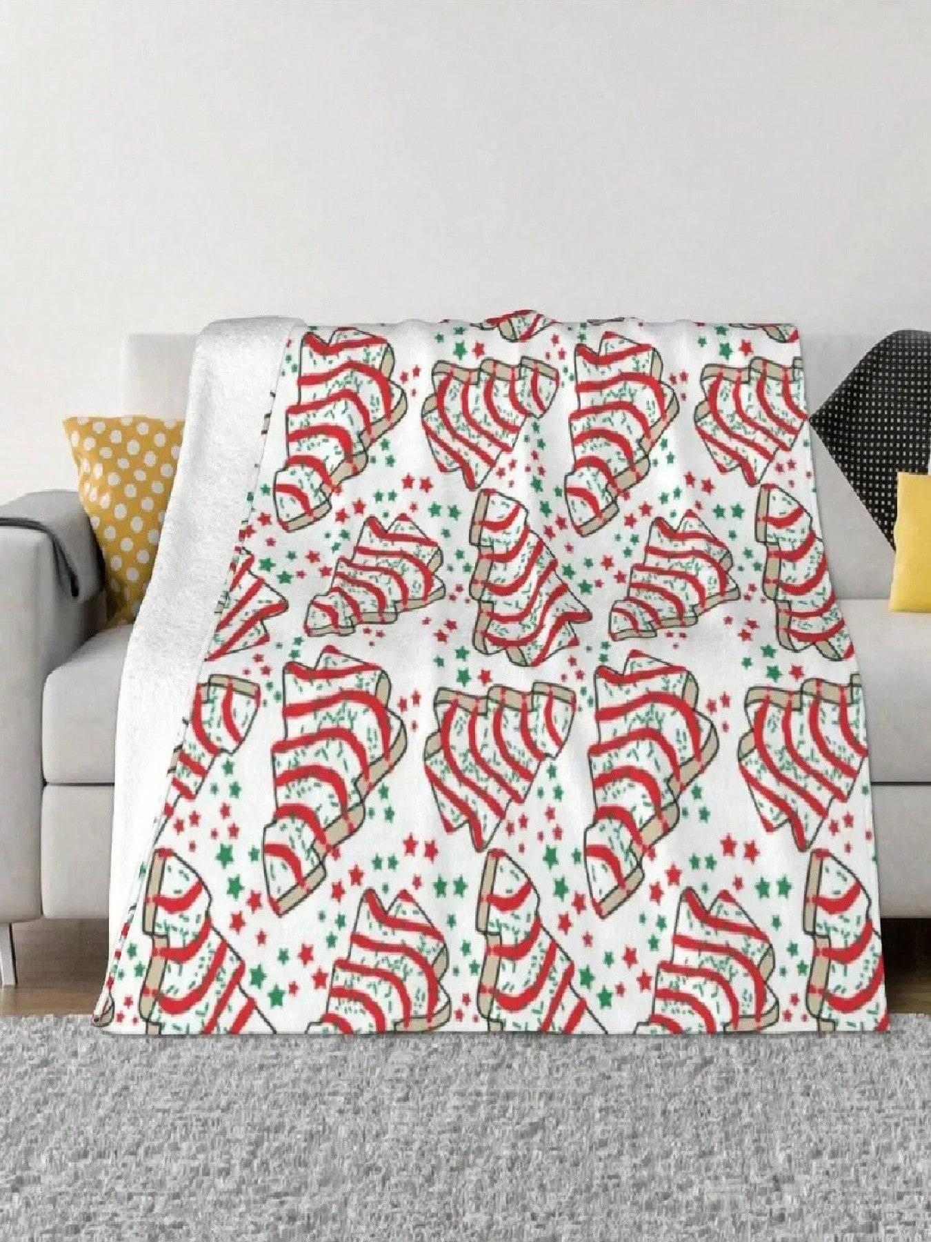 Christmas Tree Snack Cakes An Ultra-Soft Micro Fleece Blanket 75X95CM