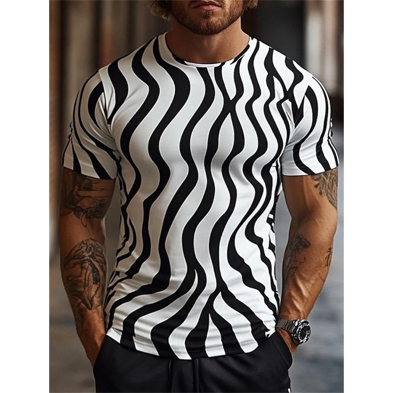 

3D Printed Artistic Abstract T-shirt 6XL