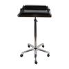 1 Piece Hair Salon Tray Cart Mobile Storage Trolley Adjustable Height Metal Removable Tool Holder