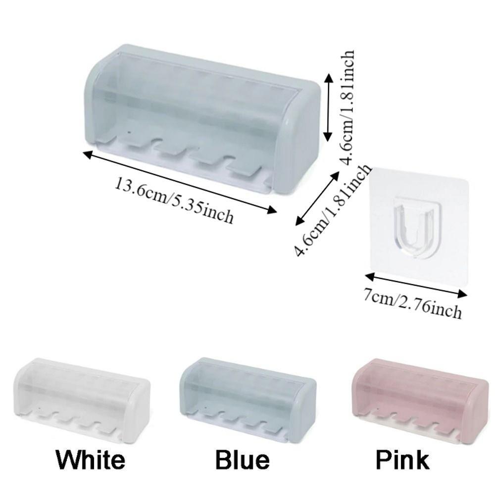 Self-adhesive Toothbrush Storage Rack Wall Mounted Electric Toothbrush Holder  Storage Rack