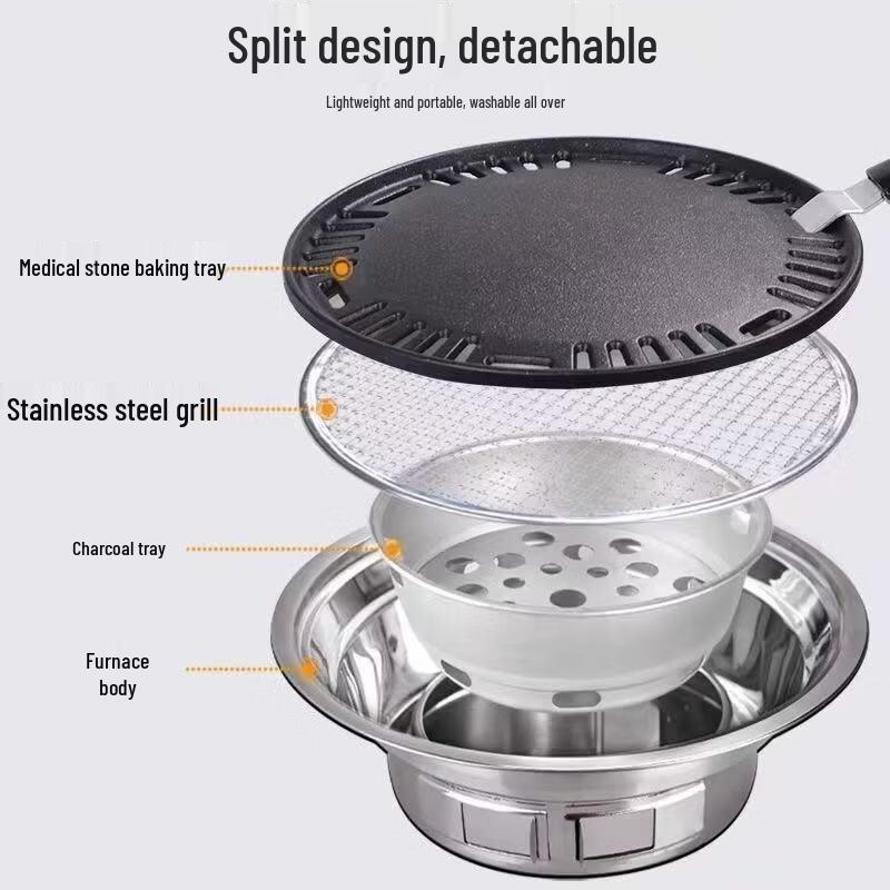 UOSU Stainless Steel Korean BBQ Grill