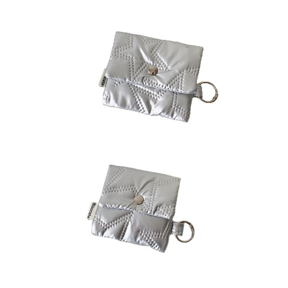 Lightweight Data Cable Organizer with Chain Mini Earphone Pouch Portable Headphone Storage Bag